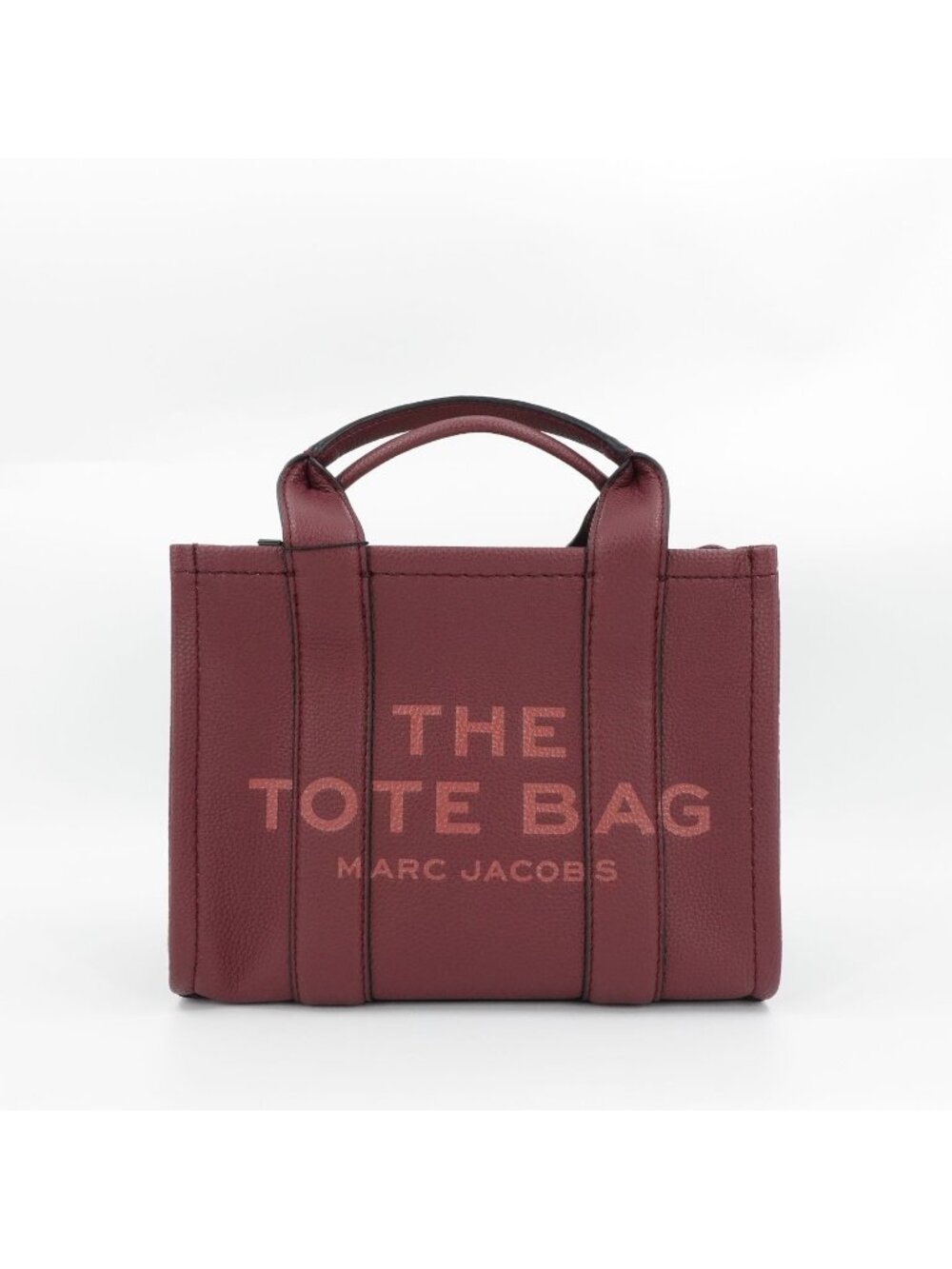 Marc Jacobs Women's The Small Leather Tote Bag Dark Red OS